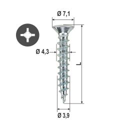 Eck- und Scherenlagerschraube Duo Drive "Top Silver 800"