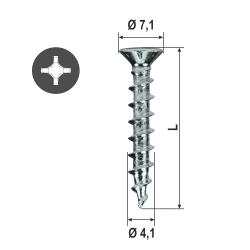 Beschlagschraube Power-Speed