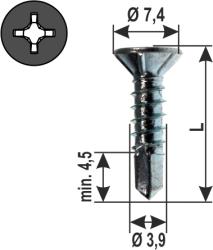 Self drilling screw Top-As