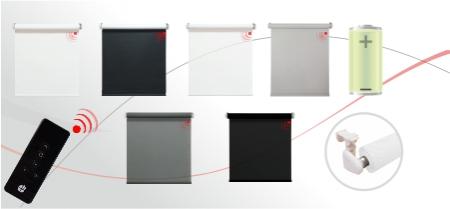 ClipFit SmartShade - Akku-Rollos Flügelmontage