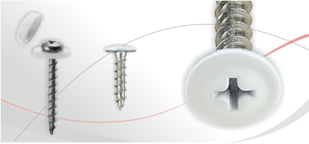 Screws for aluminium windowsills