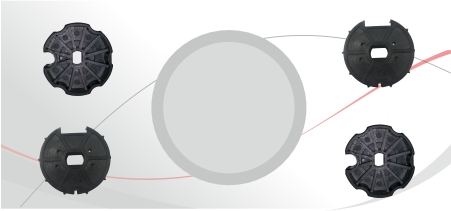 Adapters for round shafts