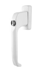 Fenstergriff aus Aluminium, abschließbar, verschiedene Farben und Abmessungen 