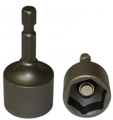 Steckschlüssel 1/4 " Antrieb zur Befestigung der Art.-Nr. 15811-2, Haustürgriff "Vanessa", Stossgriff M17 ( 1 ST ) 