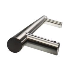 Edelstahl Stoßgriff Vanessa, 90° Stützen, verschiedene Längen 