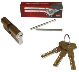 Schließzylinder mit Wendeschlüssel, verschiedene Abmessungen 