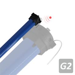 Funkrohrmotor, mechanisch einstellbare Endlagen, verschiedene Adapter und Stärken 