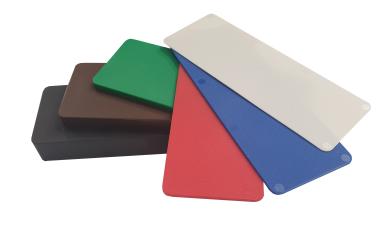 Lastabtragungsklötze / Abstandshalter / Unterlegplatten Set, maxi, verschiedene Farben und Größen 