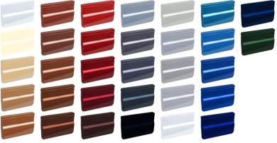 Balkontürgriff eckig für den Außenbereich, verschiedene Farben 