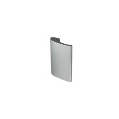 1x Balkontürgriff verdeckte Verschraubung, aluminium, silber 82x49x21 mm ( 1 ST ) 
