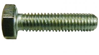 hexagon head screw DIN 933/ISO 4017, steel 8.8, blue zinc plated 6x50 ( 200 ST ) 