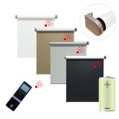 HighRise SmartShade Elektrisches Rollo inkl. Akku-Motor & Sender, verschiedene Farben und Abmessungen 