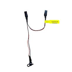 Y-Kabel mit Systemstecker, Ladebuchse und Solarpanelanschluss für heicko *PLS-Motoren ( 1 ST ) Y-Kabel mit Systemstecker (Ladebuchse + Solarpanelanschluss) | Universal