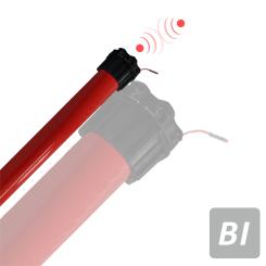 Funkrohrmotor, mechanisch einstellbare Endlagen, 13 Nm mit Adapter für 40 mm 8-Kantwelle, Funkprotokoll BI ( 1 ST ) 13 Nm (max. 29 kg) | 40 mm, 8-Kant