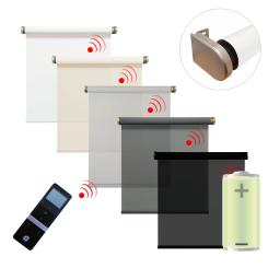HighRise SmartShade Elektrisches Rollo inkl. Akku-Motor & Sender, verschiedene Farben und Abmessungen 