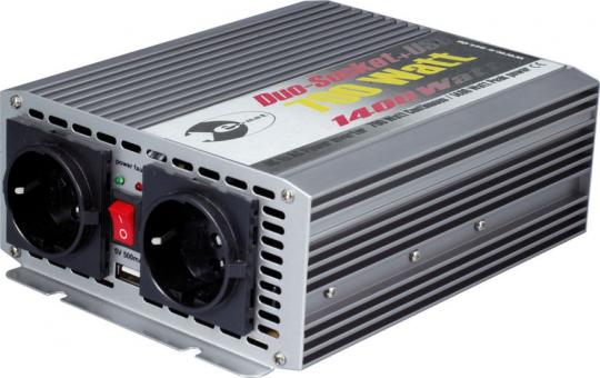 Wechselrichter 12 V DC/230 V AC 50 Hz - 1.400 Watt kurzfristige Spitzenleistung, USB (CL700-D-12) 700 W ( 1 ST ) 12 V | 700 W