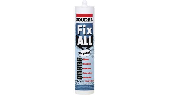 Fix ALL CRYSTAL, 290 ml cartridge 300 ml ( 12 ST ) 