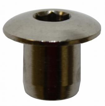 sleeve nut M6 nickel-plated, hexagon socket, 10 mm 6x10 mm ( 500 ST ) 