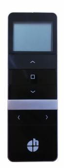 5-channel emitter with display, including battery, 433.92 MHz, timer, black ( 1 ST ) 
